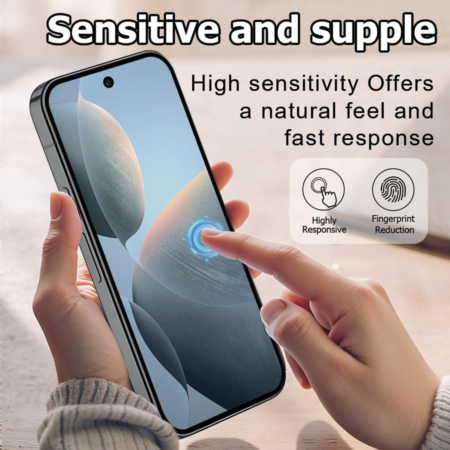 5 Stück CHANHOWGP Premium Gehärtetes Glas Displayschutz Transparent für Google Pixel 10 Pro XL, Pixel 9 Pro XL, Pixel 8, Pixel 7, Pixel 6 mit Fingerabdruck-Entsperrung kompatibel - Bild 5