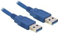 Delock USB 3.0 Datenkabel USB-A auf USB-A in Blau, 1,50 m - Bild 1