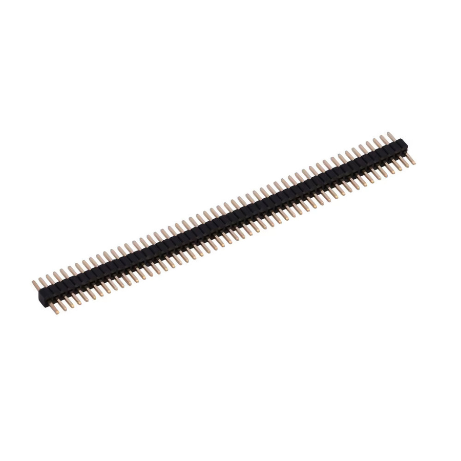HPJF 5er-Set Vergoldete Pin Buchsenleiste Steckerleiste für SMT, Einreihig und Doppelreihig, Rechtwinklig oder Gerade, Rastermaß 1,0 mm / 1,27 mm, Farbe Gold - Bild 2