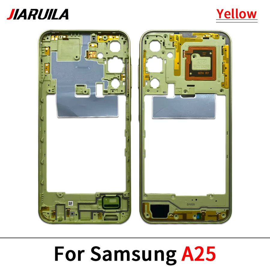 Samsung Gehäuse-Mittelrahmenblende und Mittelplattenabdeckung in Schwarz für A06 A25 M35 M54 A16 A34 5G - Bild 2