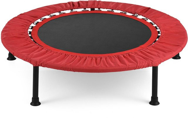 TOMTOP JMS Fitness-Trampolin, Mini-Trampolin, rot, 36 Zoll - Bild 1