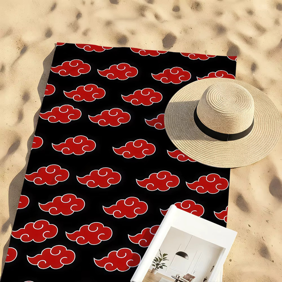 Schnelltrocknendes Naruto Anime Handtuch in Multicolour für Schwimmbad, Camping, Yoga und Fitnessstudio - Bild 4