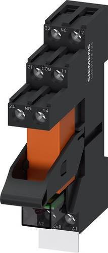 Siemens Steckrelais LZS:RT3B4S15 mit 1 Wechsler, 5er Pack, Rot/Schwarz - Bild 1