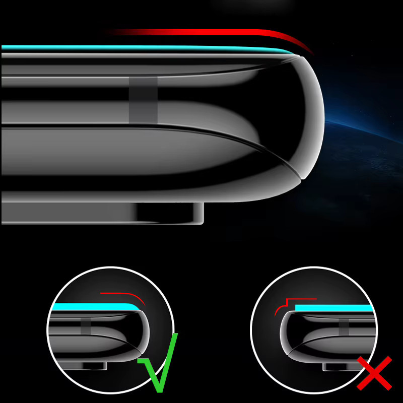 4in1 Schutzset für Honor Magic 6 Lite, Magic 5 Lite und Magic 5 Pro mit gehärtetem Glas und Kameraschutz, transparent - Bild 3