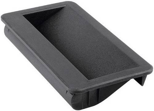 Mentor Schalengriff 3233.2003 in Schwarz Matt, L: 110 mm, B: 56,3 mm, H: 18 mm - Bild 1