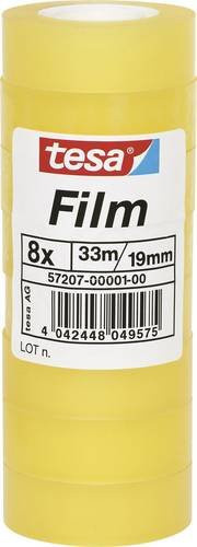 tesafilm Standard Klebefilm von TESA, transparent, 8er Pack, Breite: 19 mm, Länge: 33 m - Bild 1