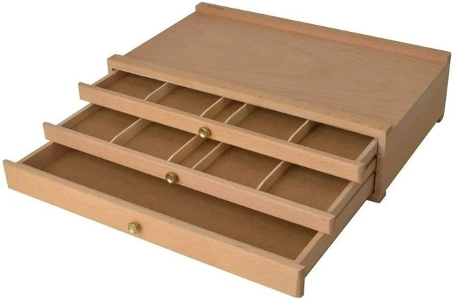 Artina Troyes Malkoffer aus Holz in Beige - Bild 1
