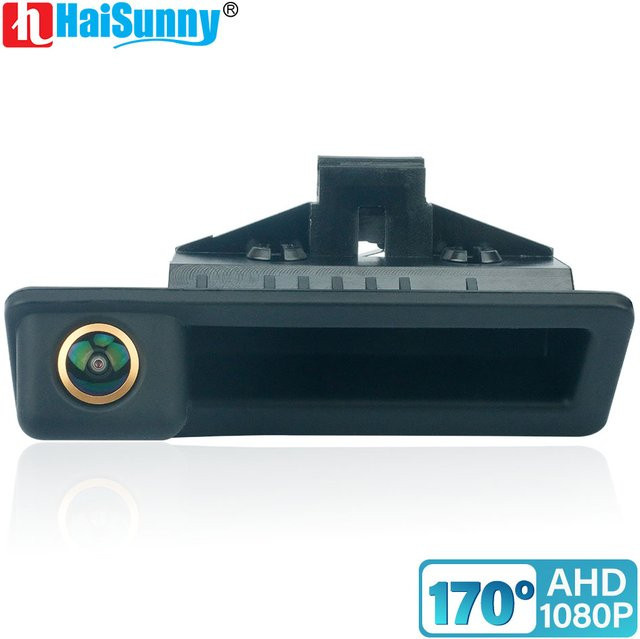 HaiSunny AHD 1080P Rückfahrkamera mit Nachtsicht für BMW 1er 3er 5er E90 E91 E92 E93 X6 E71 X5 E70 X1 in Schwarz - Bild 1