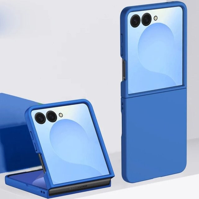 Stoßfeste Schutzhülle aus hartem PC für Samsung Galaxy Z Flip 7 FE, Z Flip 6, Z Flip 5, Z Flip 4 und Z Flip 3 in Candy Green - Bild 1