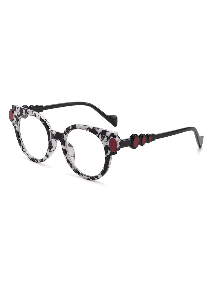 TWOOO Korrektionsbrille Cat-Eye, Vollrand, Kunststoff, multicolor, Damen - Bild 2