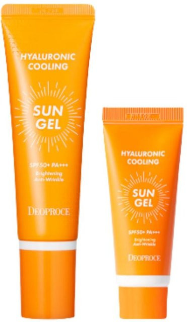 Deoproce Hyaluronic Cooling Sun Gel Special Edition Set, LSF 50+, 70g - Bild 1