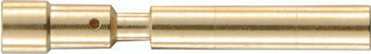 HARTING Crimpkontakt 09151006201 aus Messing mit Goldbeschichtung - Bild 1