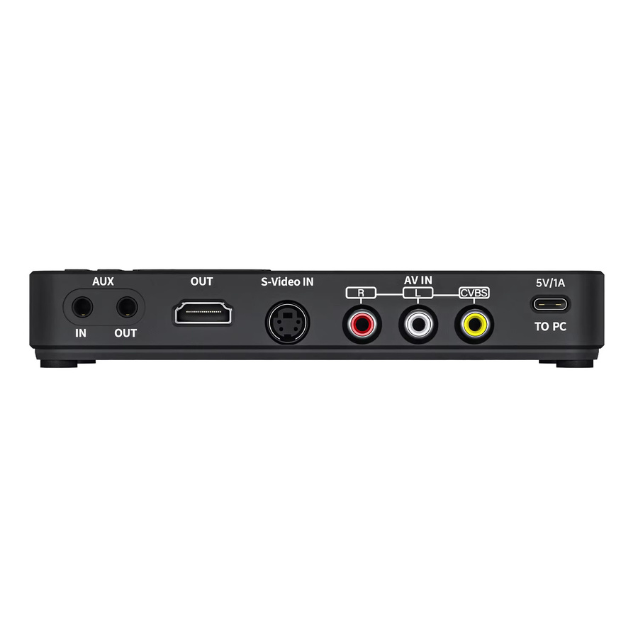 UNISHEEN UR230A Analoger VCR zu Digital Konverter, CVBS RCA SVideo zu USB Videorekorder, Schwarz - Bild 5