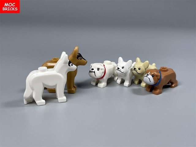 Yiran toy MOC Bausteine Kleine Hunde, Puppe, ab 6 Jahren - Bild 1