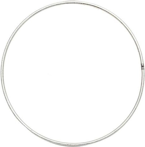 SUNJOY HOUSE Traumfänger-Ring aus Metall, rund, Silber, Durchmesser: 13 cm - Bild 1