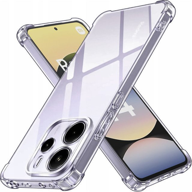 Techsuit Stoßfeste Schutzhülle für Xiaomi Redmi Note 14 4G in Transparent - Bild 1
