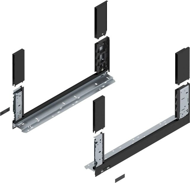 Blum Zarge Legrabox free Höhe C Nennlänge 500 mm Carbonschwarz Matt - Bild 1
