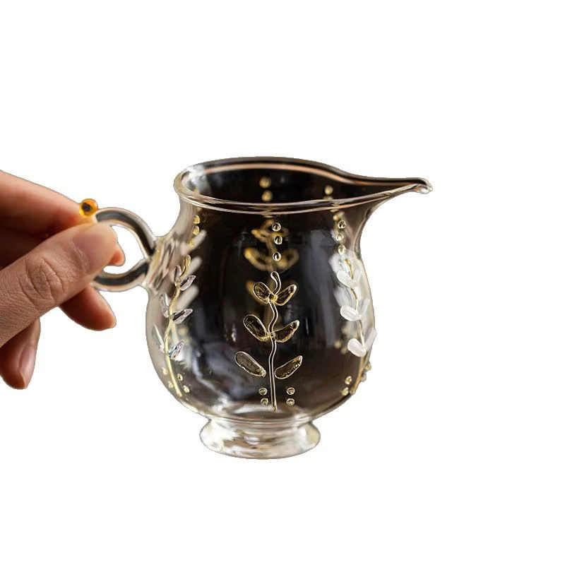 Wisteria Flower Fair Teetasse aus transparentem Borosilikatglas mit floralem Design - Bild 5