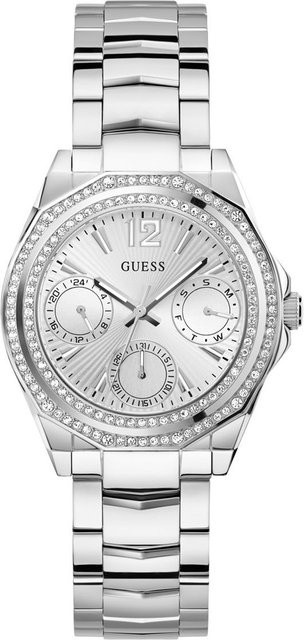 Guess Damenuhr, Quarz, Edelstahl, Silber, 36 mm, 5 ATM - Bild 1