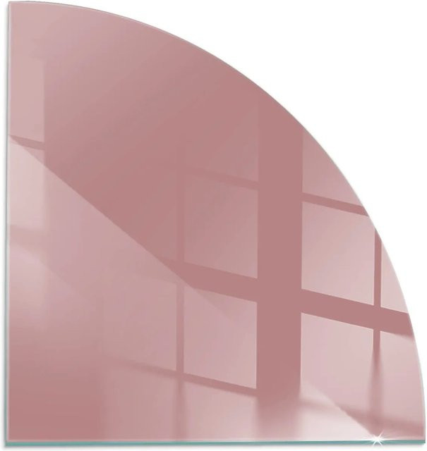 Tulup Glasplatte für Kamin in Rosa, B/T: 100 x 100 cm - Bild 1