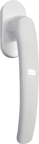 Meeth Fenstergriff aus Aluminium in Weiss, Breite: 3 cm, Höhe: 15 cm - Bild 1