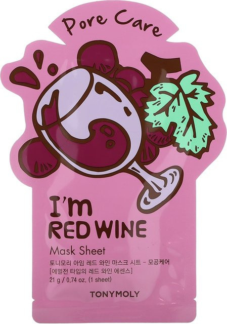 TonyMoly I'm Red Wine Maskenblatt, 21g - Bild 1