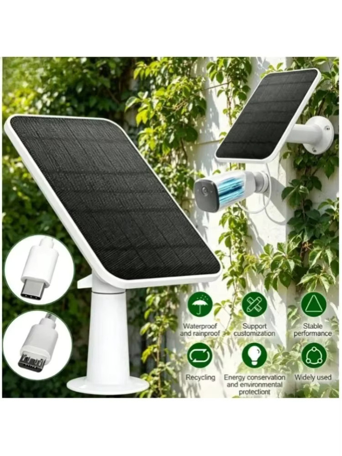 Eufy 4W Solarpanel mit Wandhalterung und 3 Meter langem Ladekabel für EufyCam 2, 2 Pro, 2C und 2C Pro - Bild 5