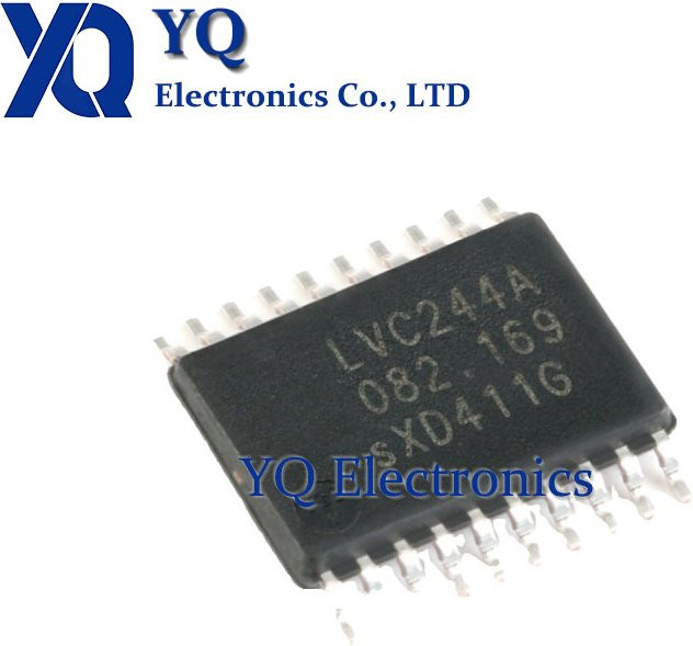 10er Set Original 74LVC244APW 74LVC244A SMT TSSOP20 Logic Cache Treiber Chip in Schwarz - Bild 1