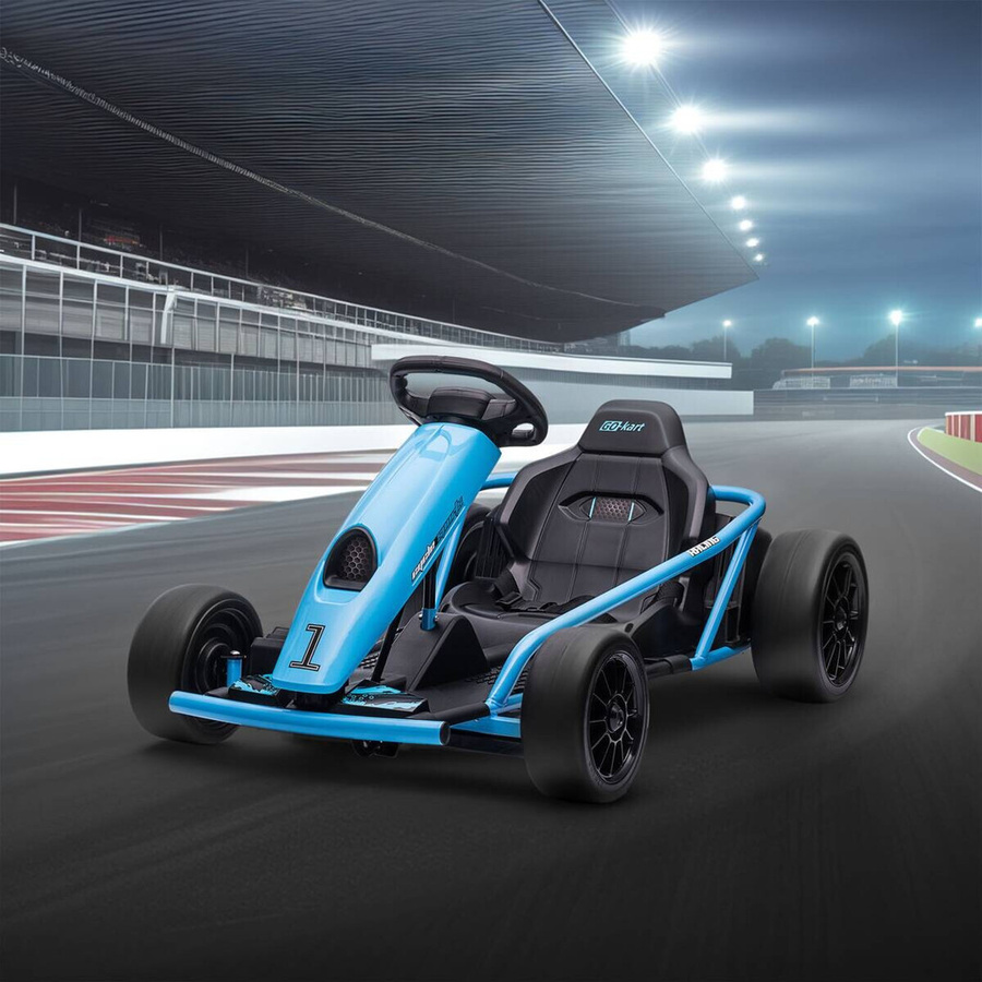 HOMCOM Kinder Elektro Gokart blau ab 8-12 Jahren - Bild 5