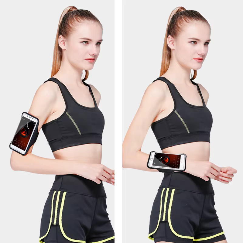 HAISSKY Sportarmband für iPhone, Samsung und Xiaomi in Schwarz oder Pink - Bild 5