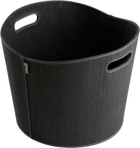 Holzkorb Aduro Proline in Schwarz mit Durchmesser: 39 cm - Bild 1