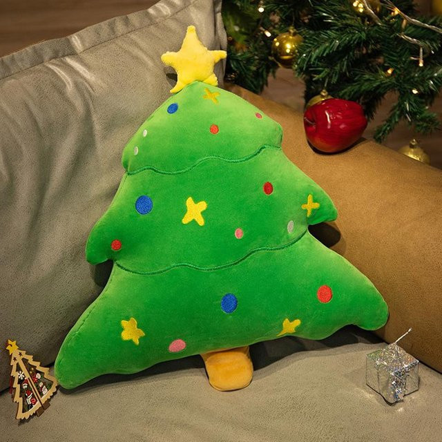 Discover Intime Lebkuchenmann Plüschtier als Weihnachtsbaum Anhänger in Bunt und Grün, Höhe: 50 cm, Breite: 18 cm - Bild 1