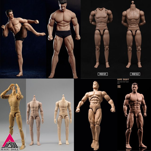 JIAOU DOLL Männlicher Superflexibler Gelenkkörper Actionfigur, 1/12 Maßstab, Puppen - Bild 1
