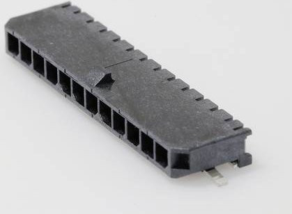 Molex Einbau-Stiftleiste Standard 12-polig Schwarz mit Goldkontakten Rastermaß 3.00 mm - Bild 1