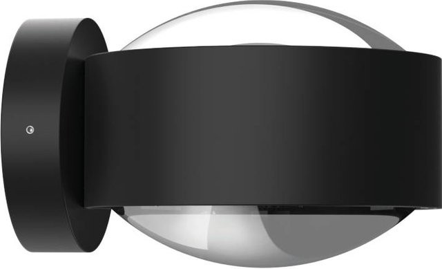 Top Light Puk Maxx Wall LED-Wandleuchte in Schwarz Matt mit klarem Glas und warmweißem Licht (2700K) - Bild 1
