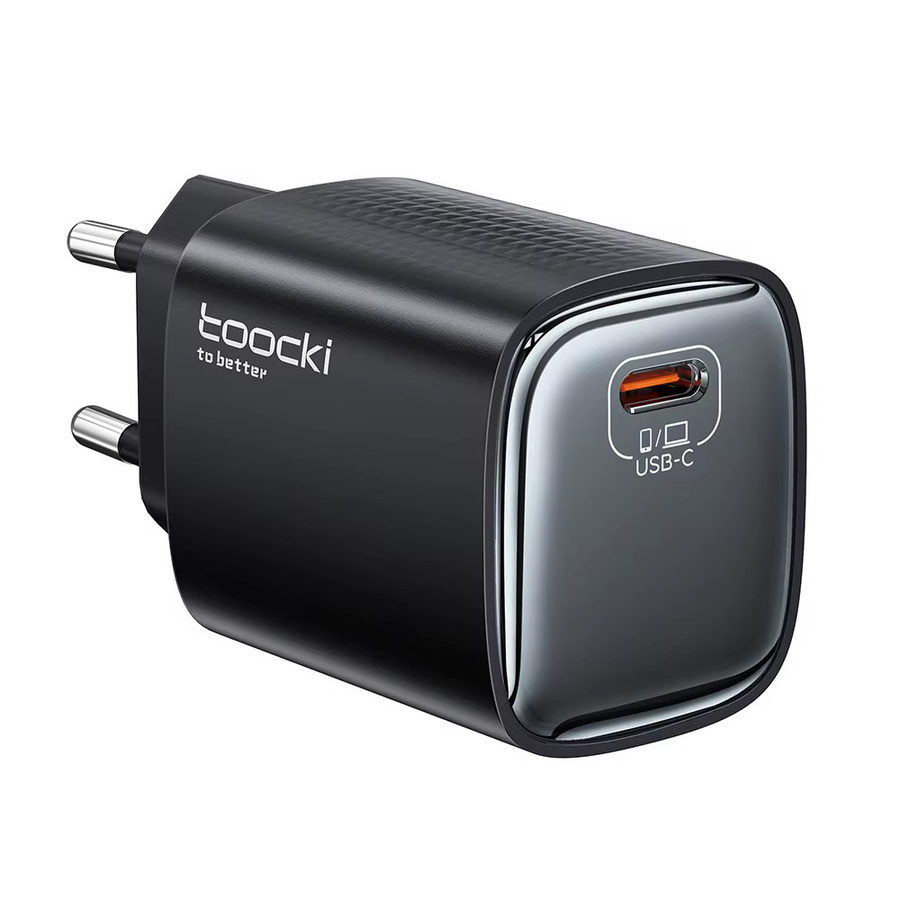 Toocki 45 W GaN USB Ladegerät mit PD und QC3.0 Schnellladung, USB-C Typ C Ladegerät in Schwarz für Samsung und iPhone - Bild 7
