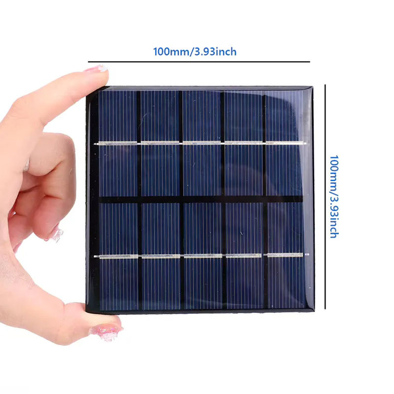 ALLOYSEED Tragbares Solarpanel-Ladegerät für 3,7-V bis 5-V Batterien und Smartphones - Bild 5