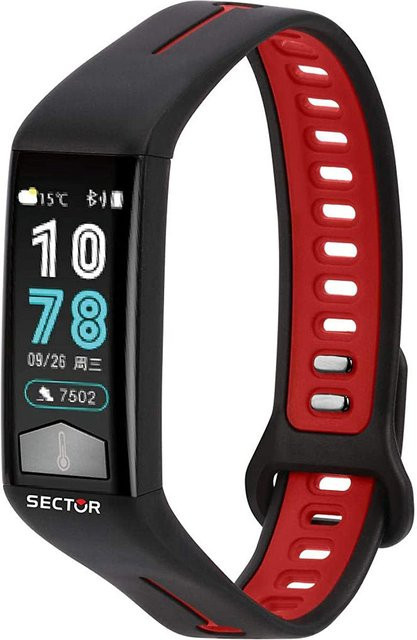 Sector Smartwatch, Quarz, Kunststoff, Schwarz, Unisex - Bild 1
