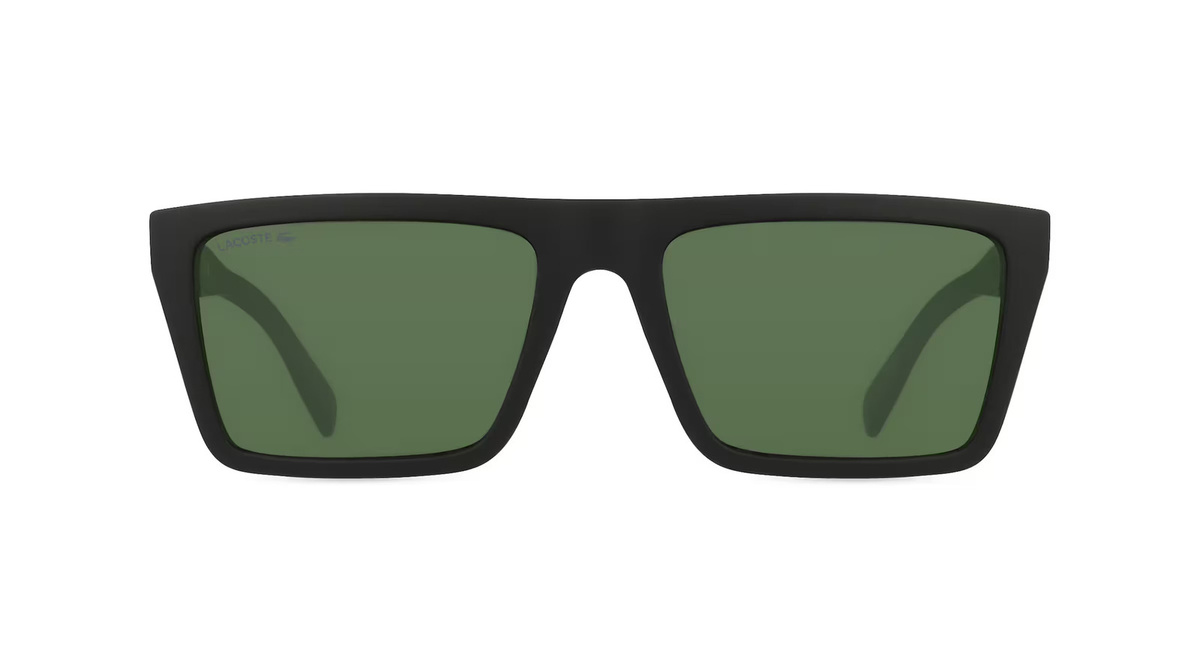 Lacoste L6009S Sonnenbrille, Vollrand, quadratisch, Kunststoff, Unisex, schwarz - Bild 1