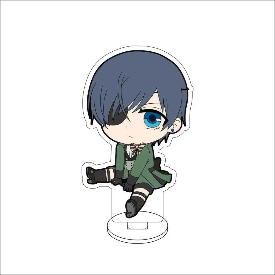 Bandai Black Butler Ciel Phantomhive Sebasuchan Mikaerisu Erizabesu Middofōdo, Acryl-Figurenständer, 10cm - Bild 2