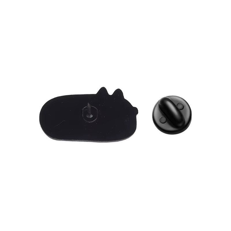 Miss Zoe Brosche, Schwarze Katze, Emaille, Unisex - Bild 3