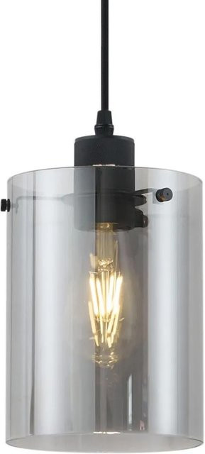 QAZQA Moderner Strahler Iconic Dome Schwarz mit Rauchglas für 1-Phasen-Schienensystem - Bild 1