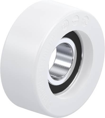 Blickle Führungsrolle 761496 FPO weiß aus Kunststoff mit einem Rad-Durchmesser von 60 mm und einer Tragfähigkeit von maximal 260 kg - Bild 1