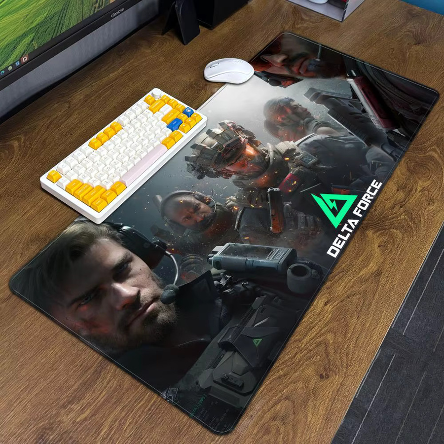 D-Delta Gaming Force Pad Mauspad XXL in Schwarz und Multicolour für Gamer - Bild 4