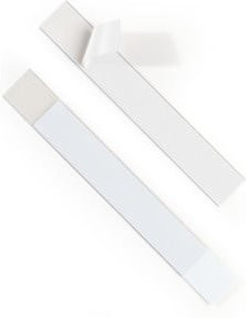 Durable Labelfix Beschriftungsfenster, multipurpose, transparent und weiß, B: 200 mm, H: 30 mm - Bild 1