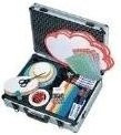 Franken Moderationskoffer KOMPAKT aus Aluminium, 2.100 Teile, Farbe: Silber, B/T/H: 43,0 x 32,0 x 12,0 cm - Bild 1