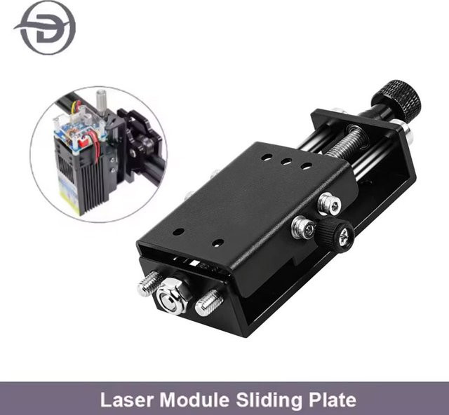 Dobtian Verstellbarer Montage Rahmen aus Aluminium für Laser Module und CNC-Graviermaschinen, Gleitplatte in Grau oder Schwarz - Bild 1