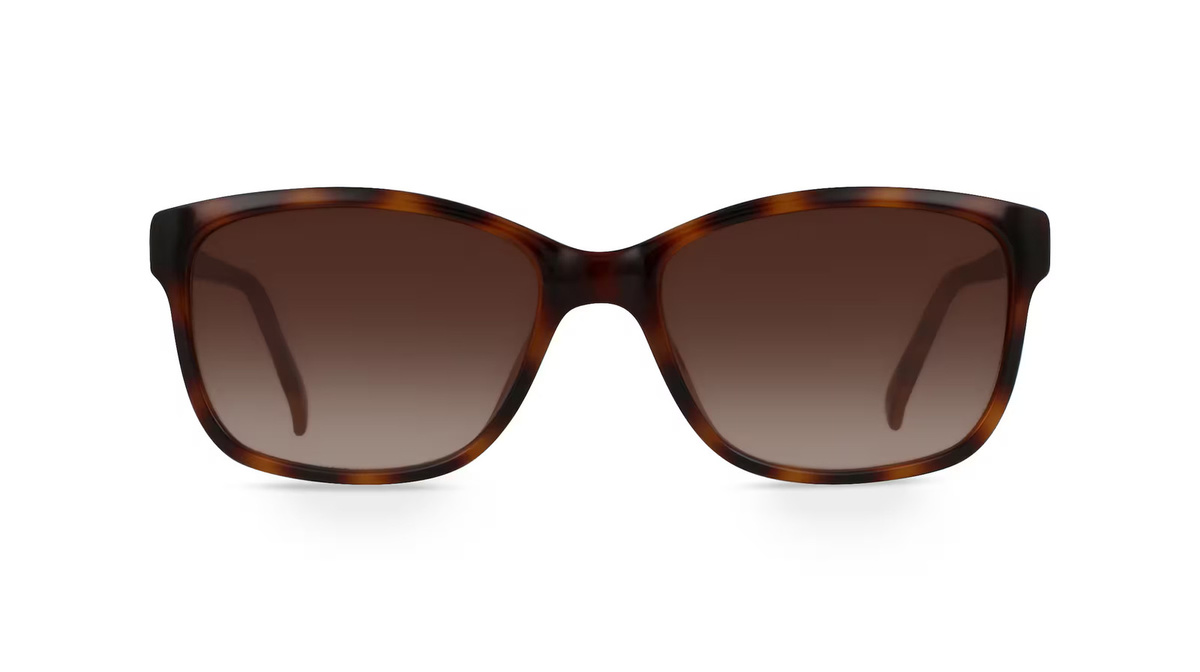 Fielmann INTER 2197 SUN FA Sonnenbrille, Vollrand, Quadratisch, Damen, Braun, Kunststoff - Bild 1