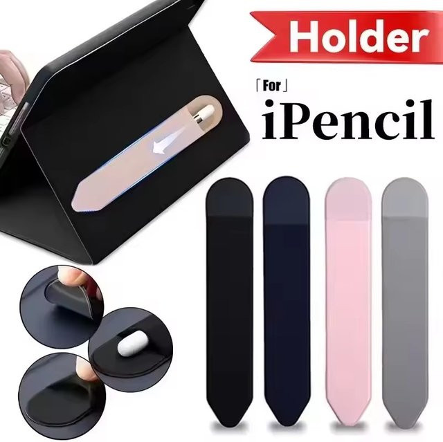 Apple iPad Pencil Stylus Halter und Sleeve Tasche mit selbstklebender Aufbewahrung für Apple iPad und Pencil 1 oder 2 - Bild 1
