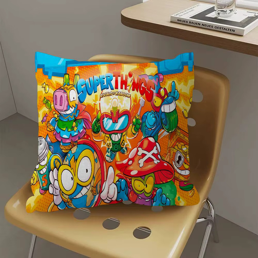 Potdemiel Kissenbezug mit Cartoon-Super-Zings-Motiv, Mehrfarbig, B/H: 45 x 45 cm - Bild 4